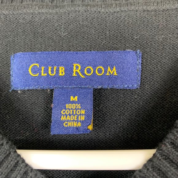 Club Room Black and Gray Argyle Vest - Picture 3 of 5
